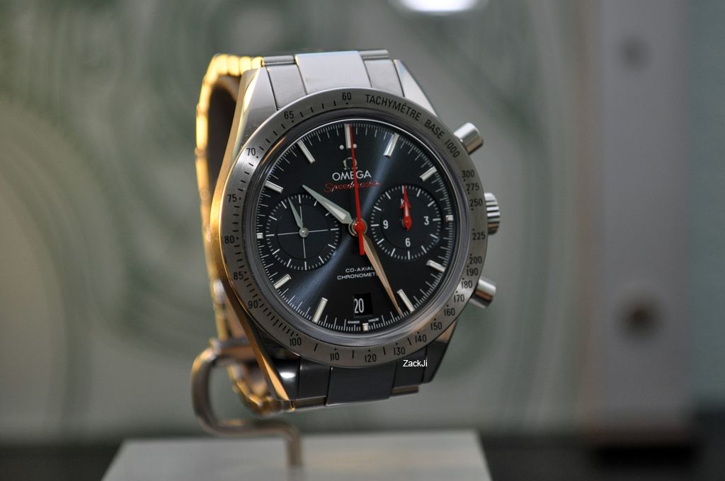 FSOT Omega Speedmaster 57 Caliber 9300 blue dial on bracelet